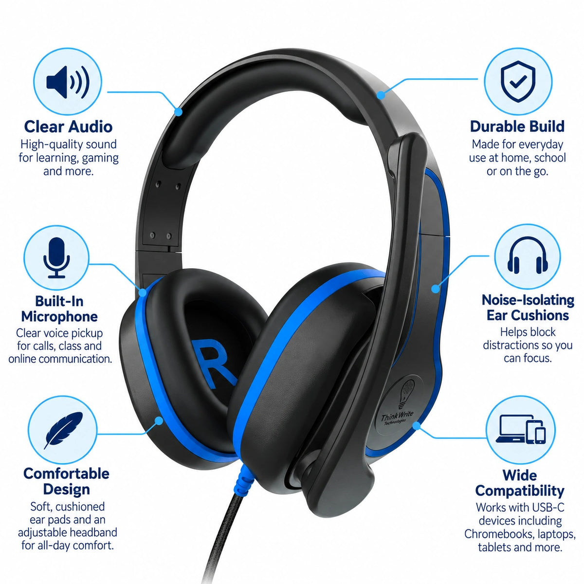 TWT Audio TW330 REVO Headset at Learning Headphones