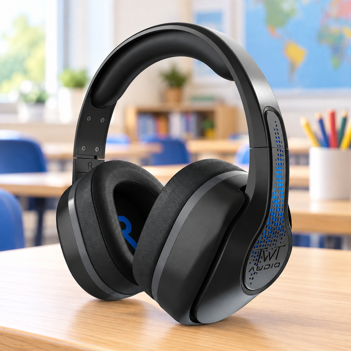 TWT Audio TW340 REVO Wireless Bluetooth Headphones with Microphone
