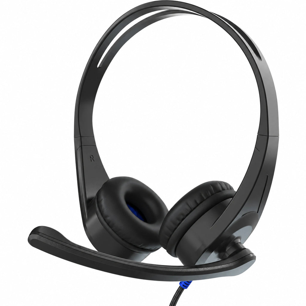TWT Audio LITE TW55 On-Ear Classroom Headset with Microphone – 3.5mm TRRS