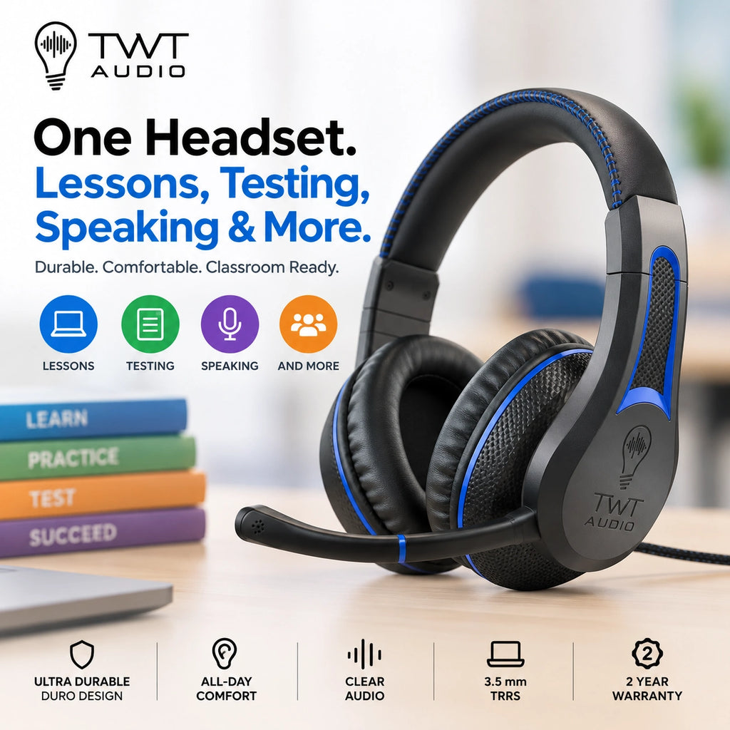 ThinkWrite TW210 Durable Student Headset with Microphone