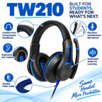 ThinkWrite TW210 Durable Student Headset with Microphone