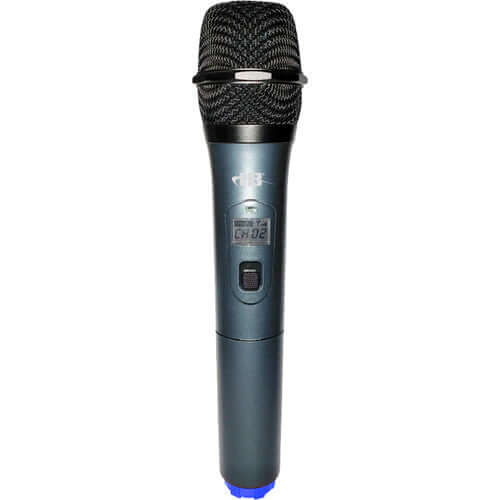 HamiltonBuhl VENU100A handheld wireless microphone operating at 918.70 MHz for clear audio transmission.
