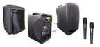 HamiltonBuhl VENU Mini portable PA system with compact speaker, wireless microphone, built-in amplifier, and rechargeable battery designed for classrooms, presentations, and small events.