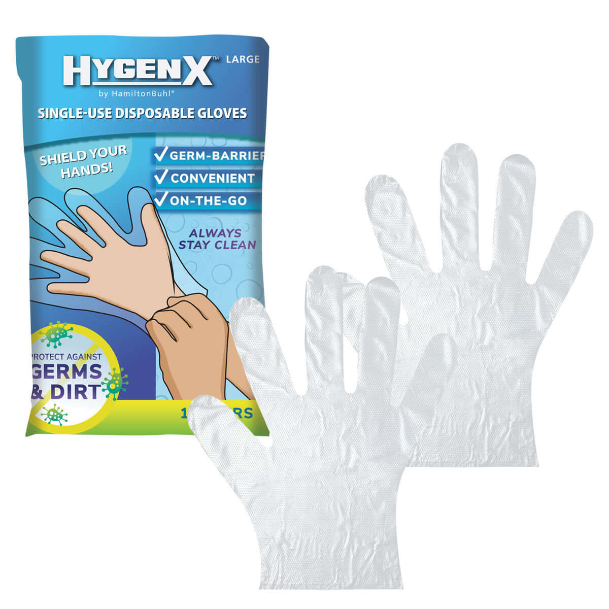 HamiltonBuhl HygenX Disposable Gloves – Bulk Pack (3,200 Pairs)