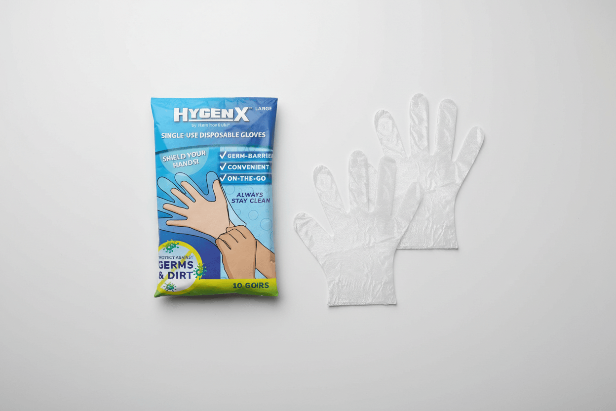 HamiltonBuhl HygenX Disposable Gloves – Bulk Pack (3,200 Pairs)