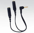 Koss Y88 headphone Y-splitter adapter for connecting two headphones to one audio jack