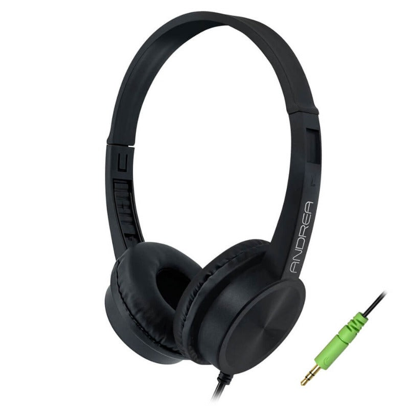 Affordable AC-125 on-ear headphones for school use, ideal for education settings and bulk headphone packs.