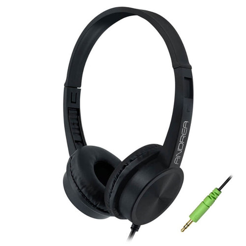 Affordable AC-125 on-ear headphones for school use, ideal for education settings and bulk headphone packs.