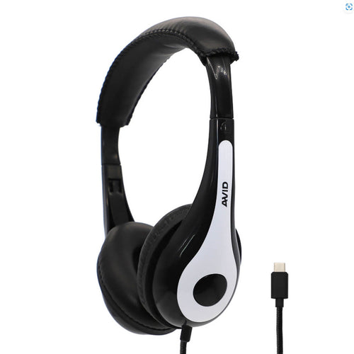 AE-35 USB-C headphones, perfect for school, education, and bulk usage with a comfortable, versatile design.