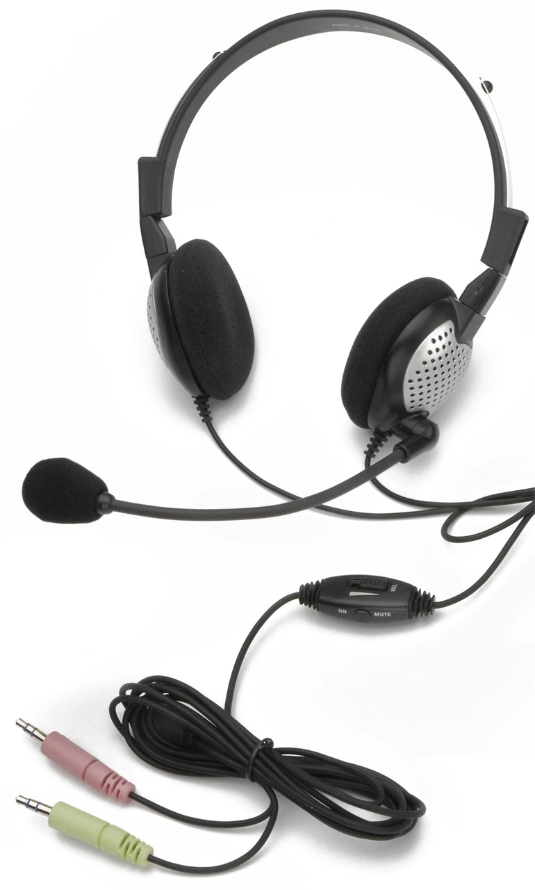 Andrea NC-185 VM On-Ear Stereo PC Headset — product view