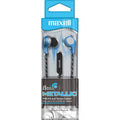 Maxell Bass 13 metallic wired earbuds with mic for music and calls