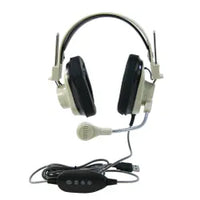 Thumbnail for Deluxe Stereo Headset  - Beige - with USB Plug