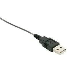Close-up of USB connector on 3066-USB CT Deluxe beige stereo headset.