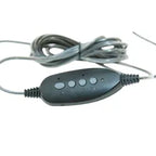 Close-up of adjustable boom microphone on 3066-USB CT Deluxe beige stereo headset.