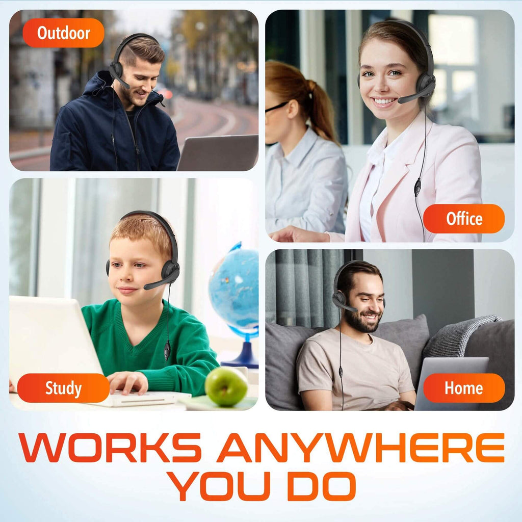 Delton 12Y USB Classroom Headset with Microphone