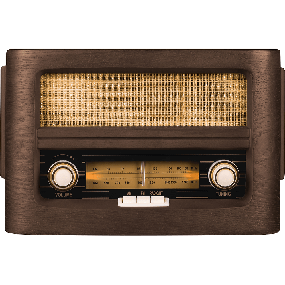 Fuse Audio VINT Retro AM/FM Radio with Bluetooth & Qi Wireless Charging