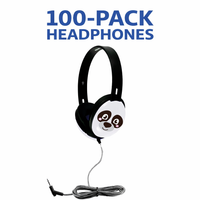 Thumbnail for HamiltonBuhl Primo Stereo Headphones  Panda 100 Pack