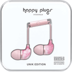 In-Ear Earbuds with Mic in Pink Marble by Happy Plugs