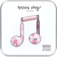 Thumbnail for Earbuds Plus with Mic in Pink Marble by Happy Plugs