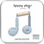 Earbuds Plus with Mic in Blue Quartz by Happy Plugs