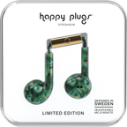 Earbuds Plus with Mic in Peacock by Happy Plugs