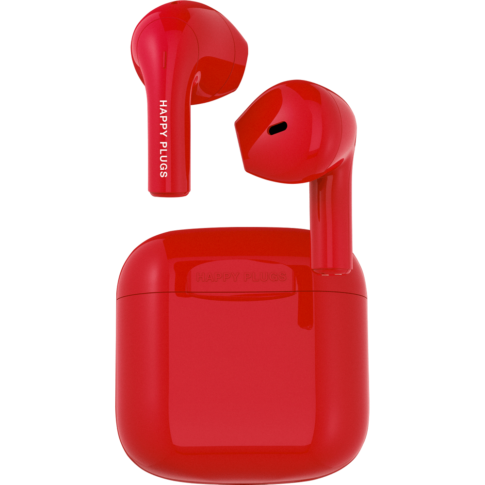 Joy True Wireless Earbuds in Red by Happy Plugs