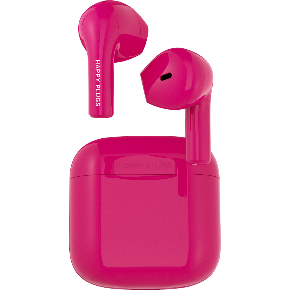 Joy True Wireless Earbuds in Cerise by Happy Plugs