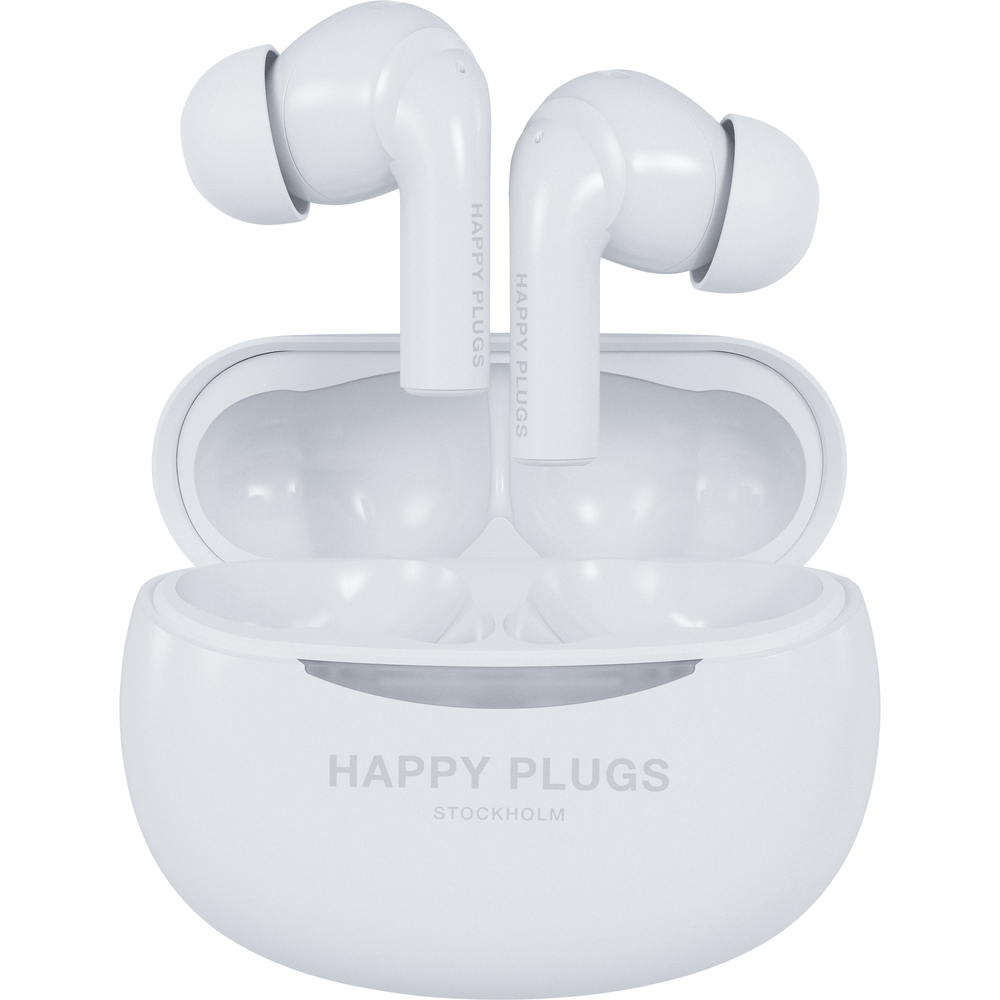 Joy Pro True Wireless Earbuds in White by Happy Plugs