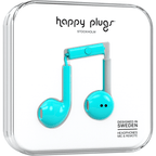 Earbuds Plus with Mic in Turquoise by Happy Plugs
