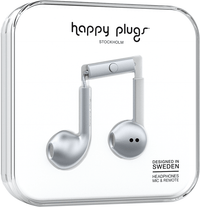 Thumbnail for Earbuds Plus with Mic in Space Gray by Happy Plugs