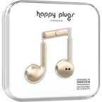 Earbuds Plus with Mic in Matte Gold by Happy Plugs