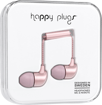 Thumbnail for In-Ear Earbuds with Mic in Pink Gold by Happy Plugs