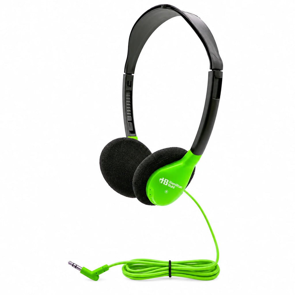 HamiltonBuhl Personal Auriculares Estéreo, Verde-200 Pack