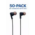 50-Pack Bundle LH‑3T 50-Pack Student Earbuds Bulk