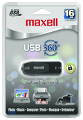 360 Degree USB 2.0 Flash Drive  Maxell Media
