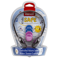 Maxell kids on-ear headphones safe listening audio headphones