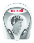 Maxell HP-200F wired stereo headphones lightweight audio headset