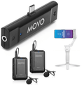 Movo dual wireless USB-C lavalier microphone system for smartphone recording