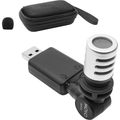 Movo omnidirectional USB computer microphone for recording and streaming