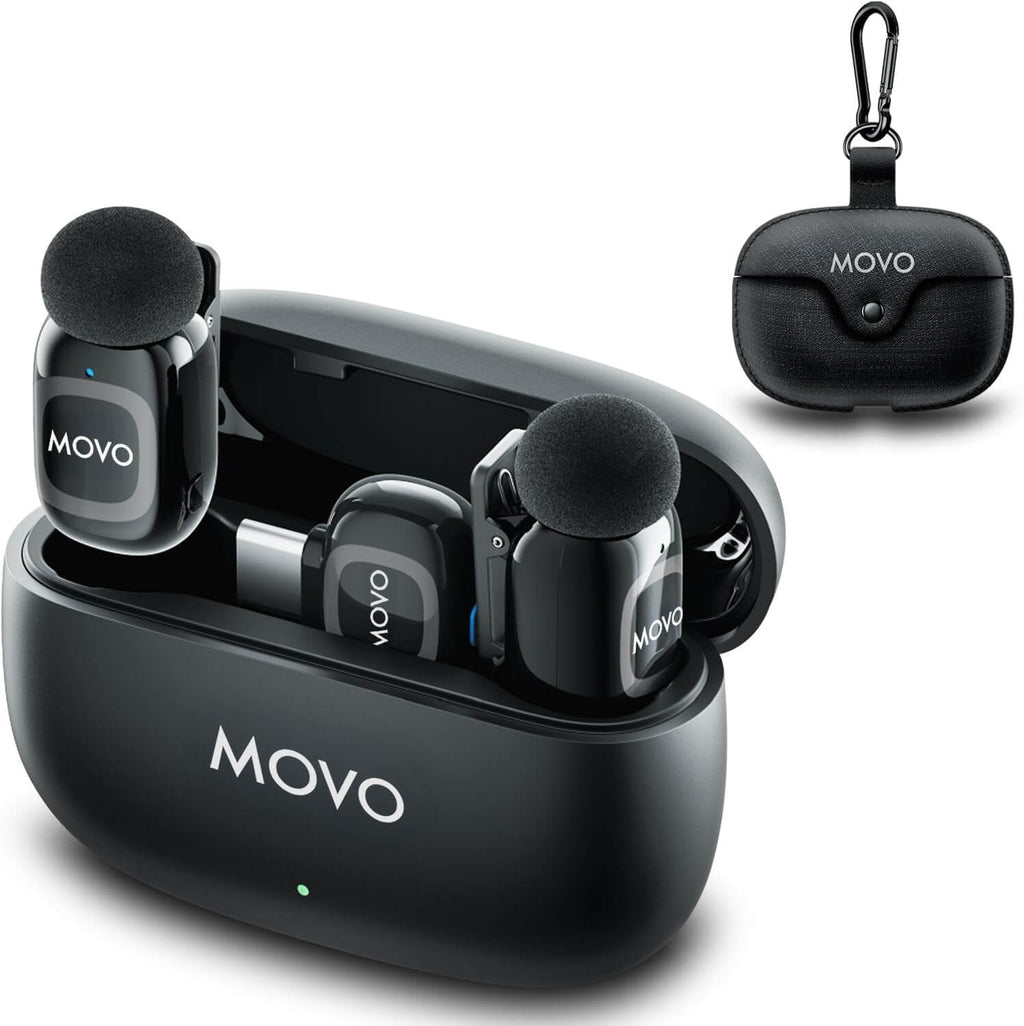 Movo NanoMic dual wireless mic system for cameras USB-C receiver