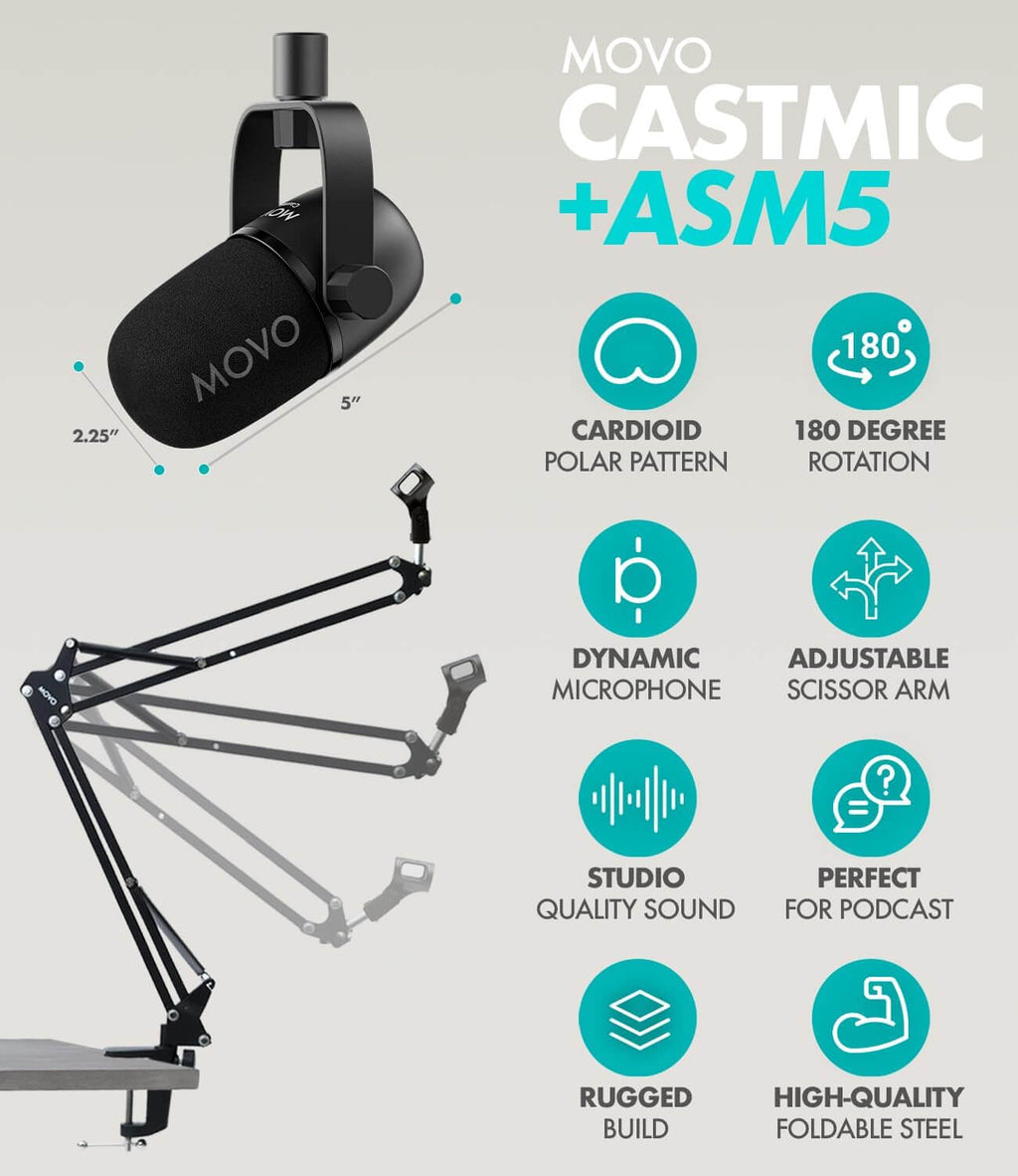 sing Movo PodPro-AH kit for streaming and content creation