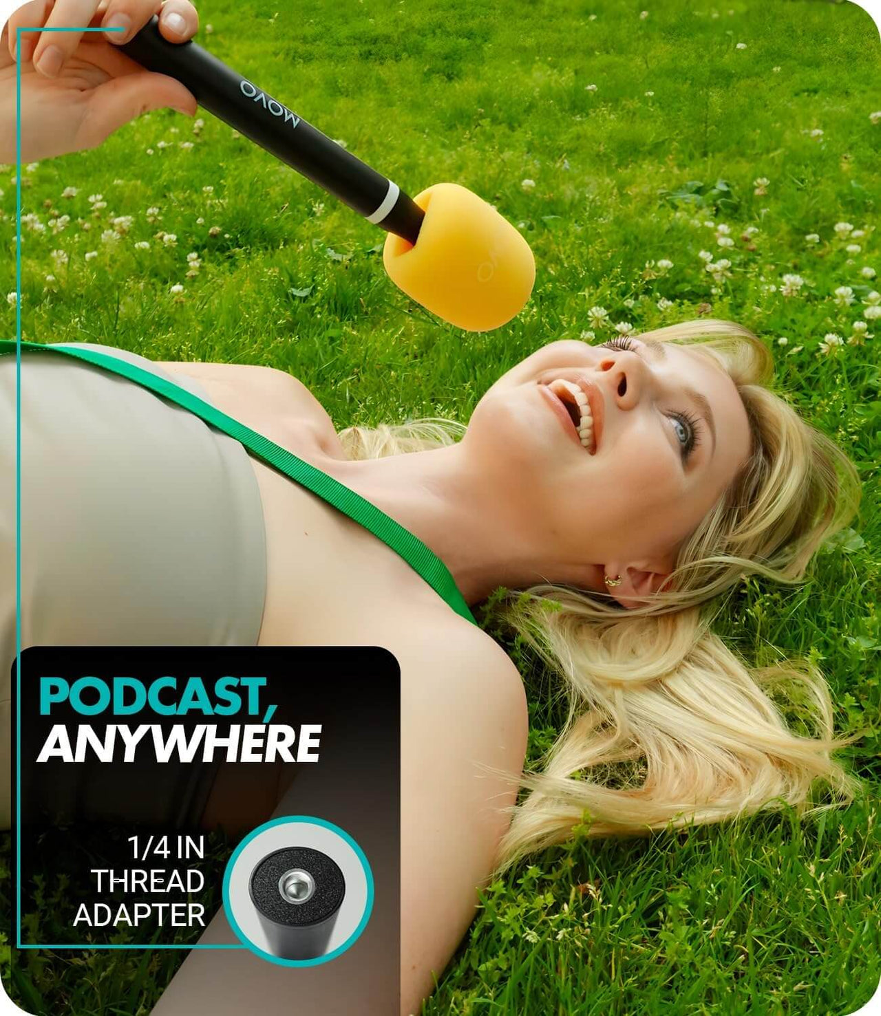 WMX-HM2 Interview Handle for Wireless Mic  Movo Photo