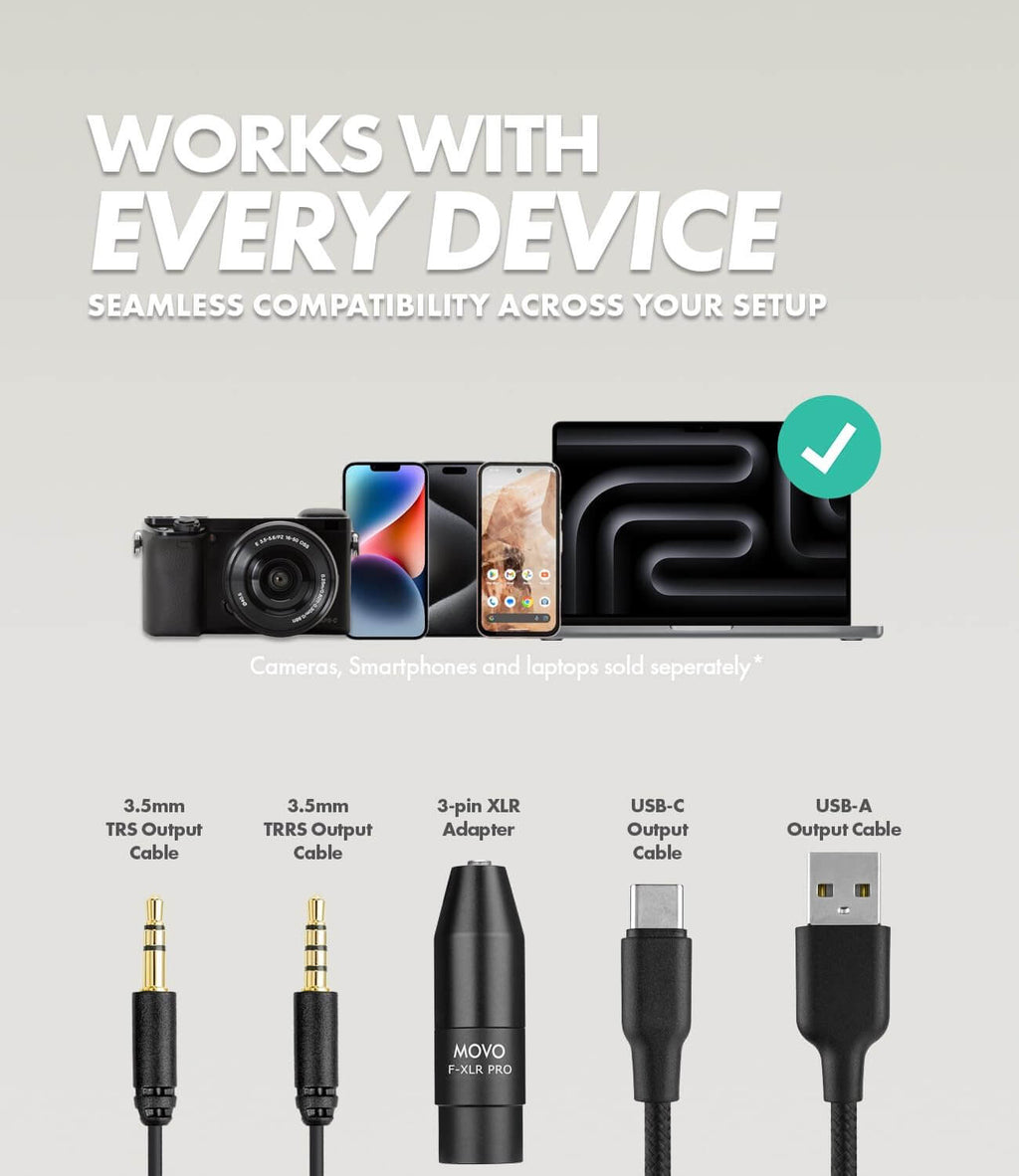 Movo X1 Pro professional mic for content creation and video