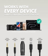 Thumbnail for X1 Pro Shotgun Mic for Camera, Smartphone, Computer  Movo Photo