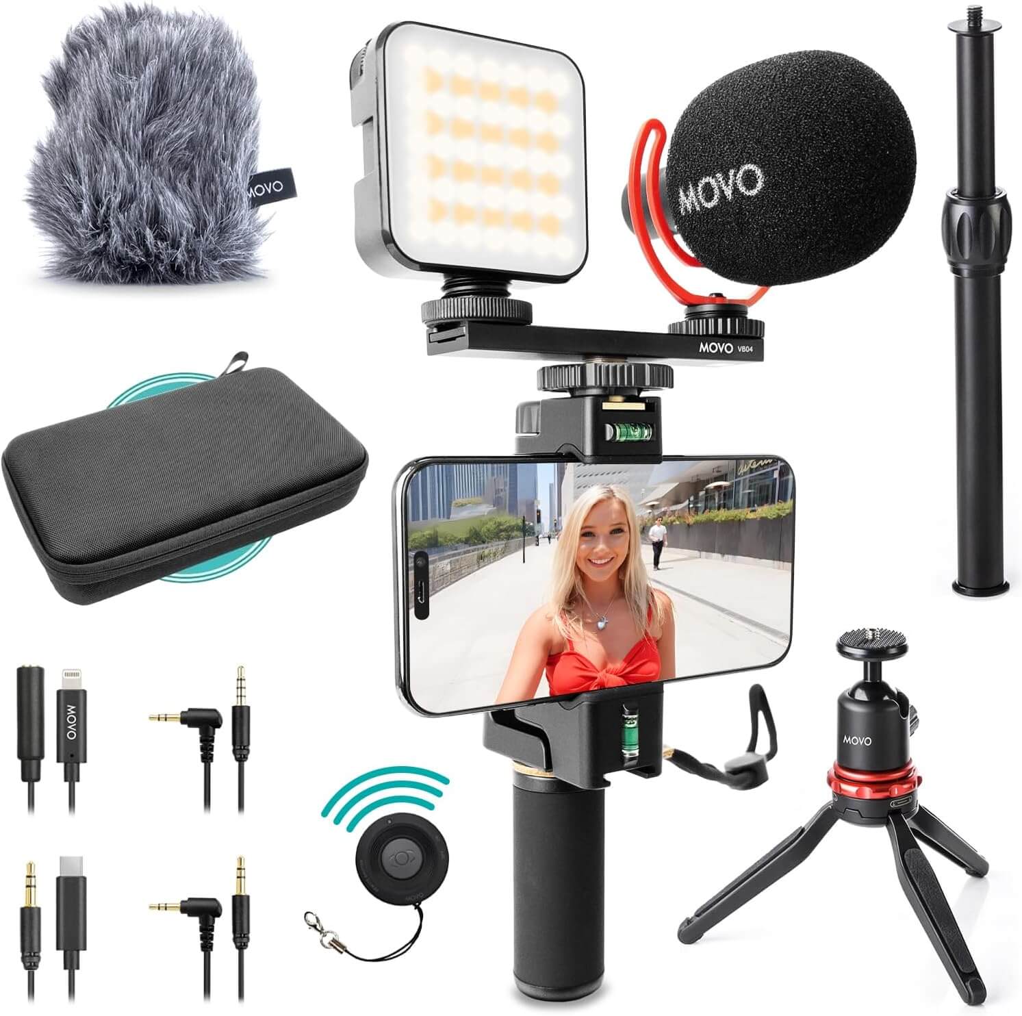 Movo iVlogger-PRO vlogging kit for smartphone video recording