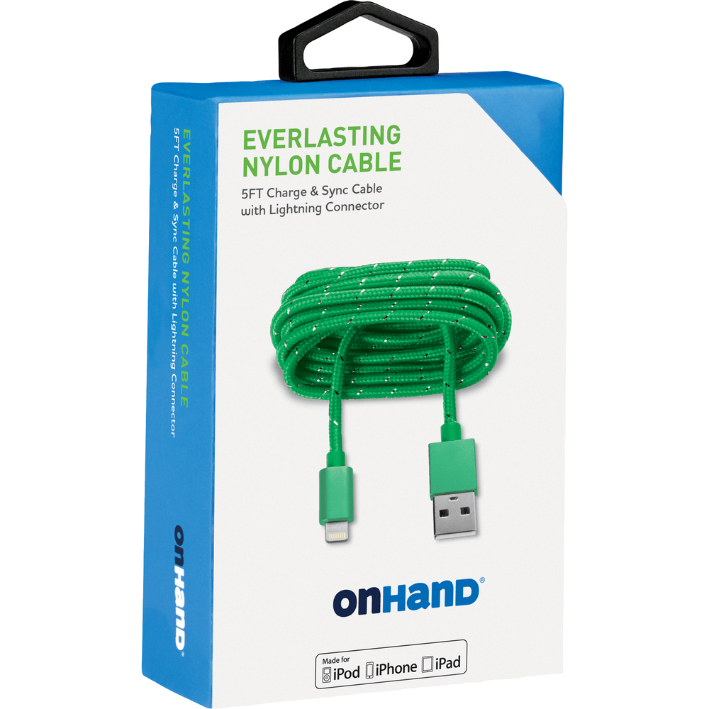 Everlasting Nylon USB-A to Lightning Charge & Sync Cable