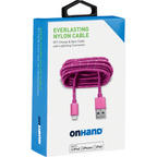Everlasting Nylon USB-A to Lightning Charge & Sync Cable