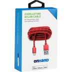 Everlasting Nylon USB-A to Lightning Charge & Sync Cable