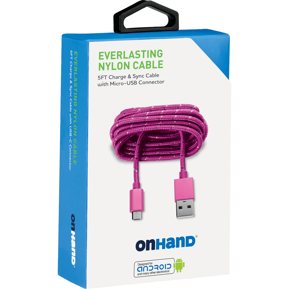 Everlasting Nylon Micro-USB Charge & Sync Cable