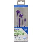 OnHand purple 3.5mm wired earbuds for music and calls